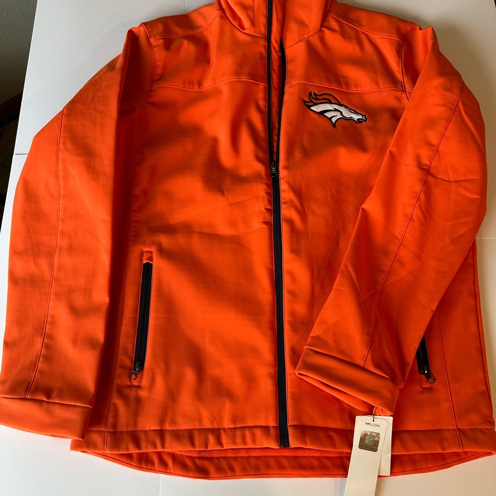 Denver Broncos Orange Softshell Jacket